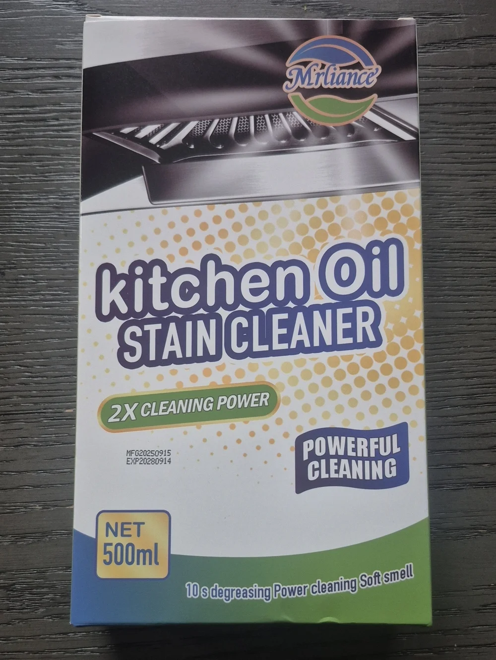 Kitchen Oil Stain Cleaner - White/Yellow/Green